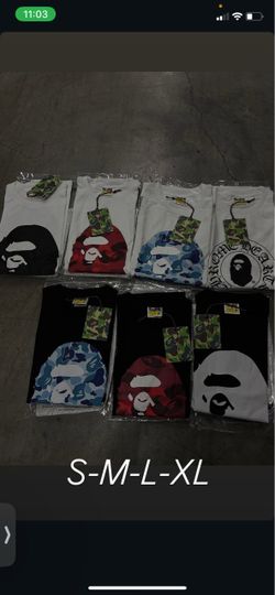 BAPE Ape Head Graphic T-Shirts Bundle