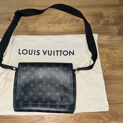 Louis Vuitton Monogram Eclipse District PM Black Bag