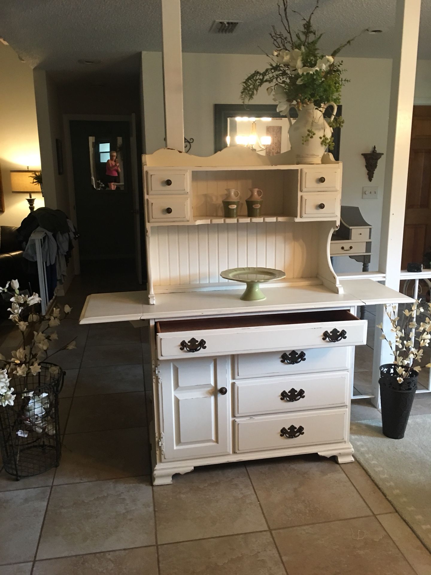 Temple Stuart solid maple buffet/hutch/sideboard