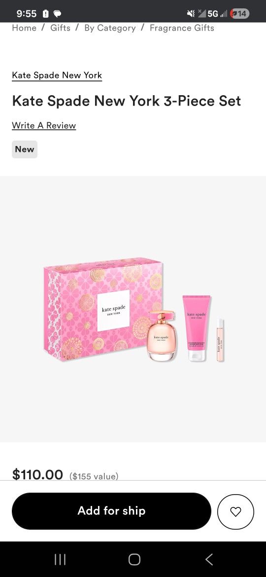 Kate Spade New York 3- Piece Set