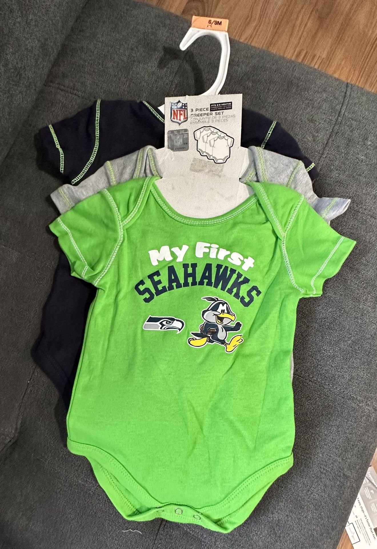 Pack Of 3 Bodysuits Size 6months