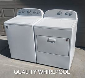 NEWER WHIRLPOOL HE Washer and Dryer Set, Install, Delivery