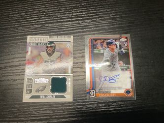 Will Shipley & Dillon Dingler Rookie Cards Lot