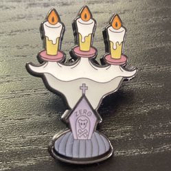 Disney The Nightmare Before Christmas Loungefly Candelabra Mystery Pin Zero