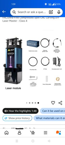 40 w laser for CNC engraver or cutting
