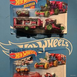 Mattel Hot Wheels Super Rigs Carnival Car-Nival Steamer Diecast Car Spooky