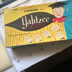 1956 Yahtzee Board Game 