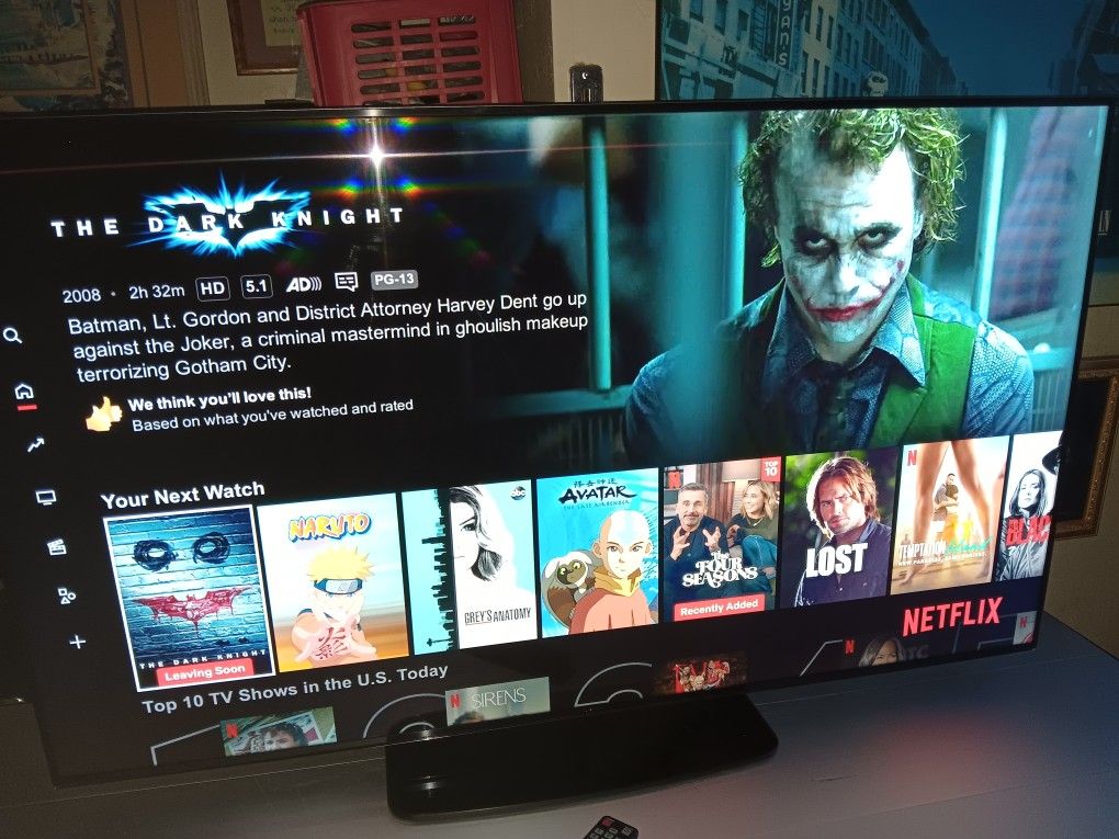 42 Inch Digital TV With Roku Setup Works Perfect With Remote $49 Very Firm
