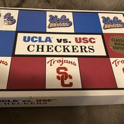 UCLA Bruins Vs. USC Trojans Collegiate Checkers Classic Rival Edition