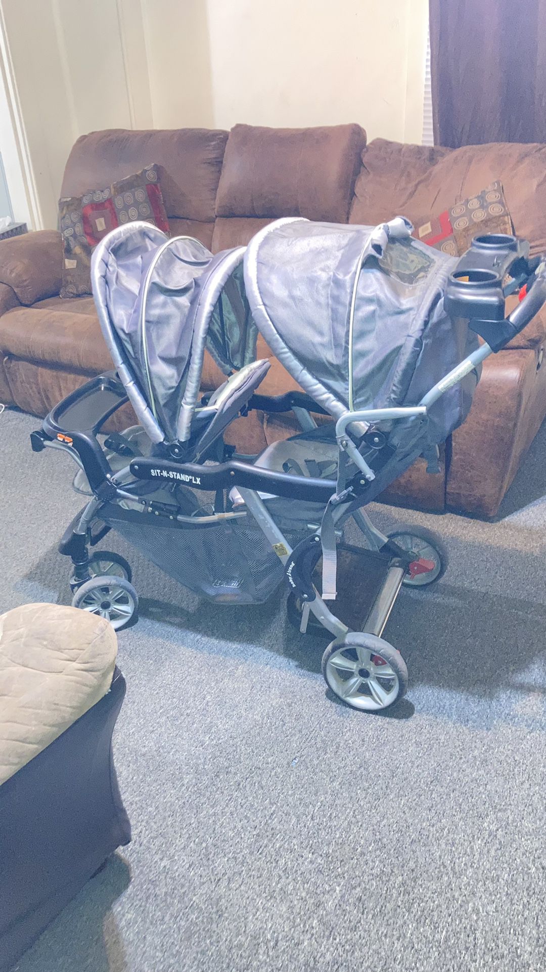 Baby Trend Sit Or Stand Double Stroller 
