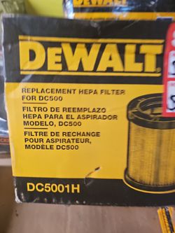 Dewalt hepatitis filter