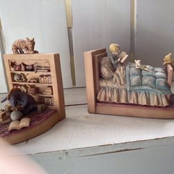 Vintage Winnie The Pooh And Friends Bookends.
