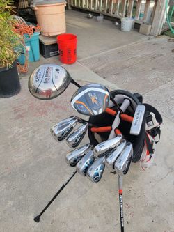 Callaway Big Bertha X-18 Pro Series Golf Club Set Right Handed Regular Flex W/Sun Mountain Three 5 Stand Bag