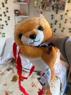 amuse shiba plush backpack