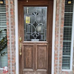 Professional Door,  Resurfacing And Stain 