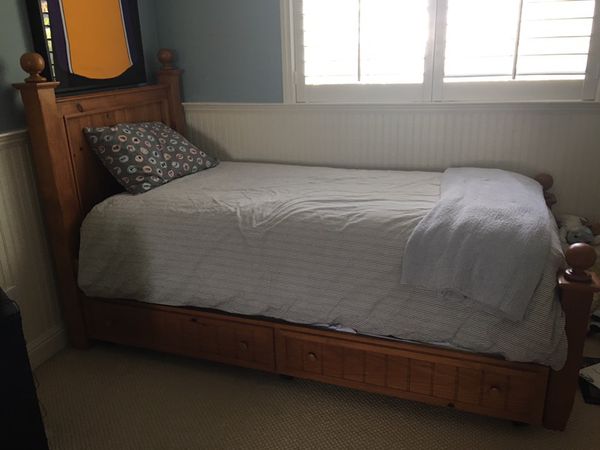 Pottery Barn Kids Thomas Trundle Bed And Dresser For Sale In