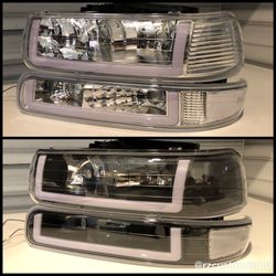 99-02 Silverado led headlights