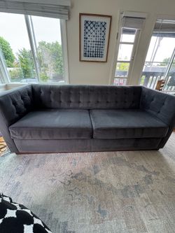 West elm Rochester sofa 82 inch in shadow gray