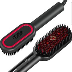 TYMO Upgraded Hair Straightener Brush  Ionic Plus Straightening Brush NEW