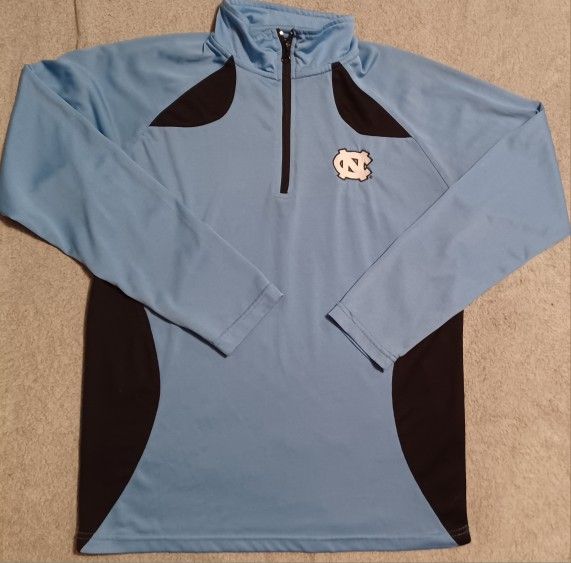Men's Size Small North Carolina Pullover Half Zip Coat Jacket Shirt Jordan