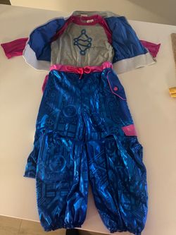 Kids Sci-Fi Costume Jumpsuit zombies Blue and Pink