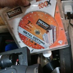 Ridgid 7in Metal Cutting Blade