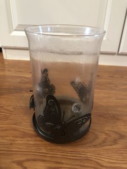 Butterfly candle holder