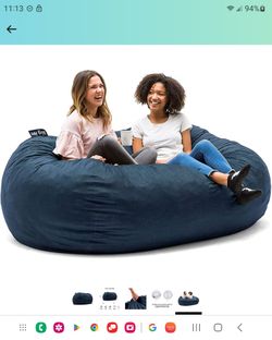 Big Joe Giant Bean bag Foam Couch 8 ft