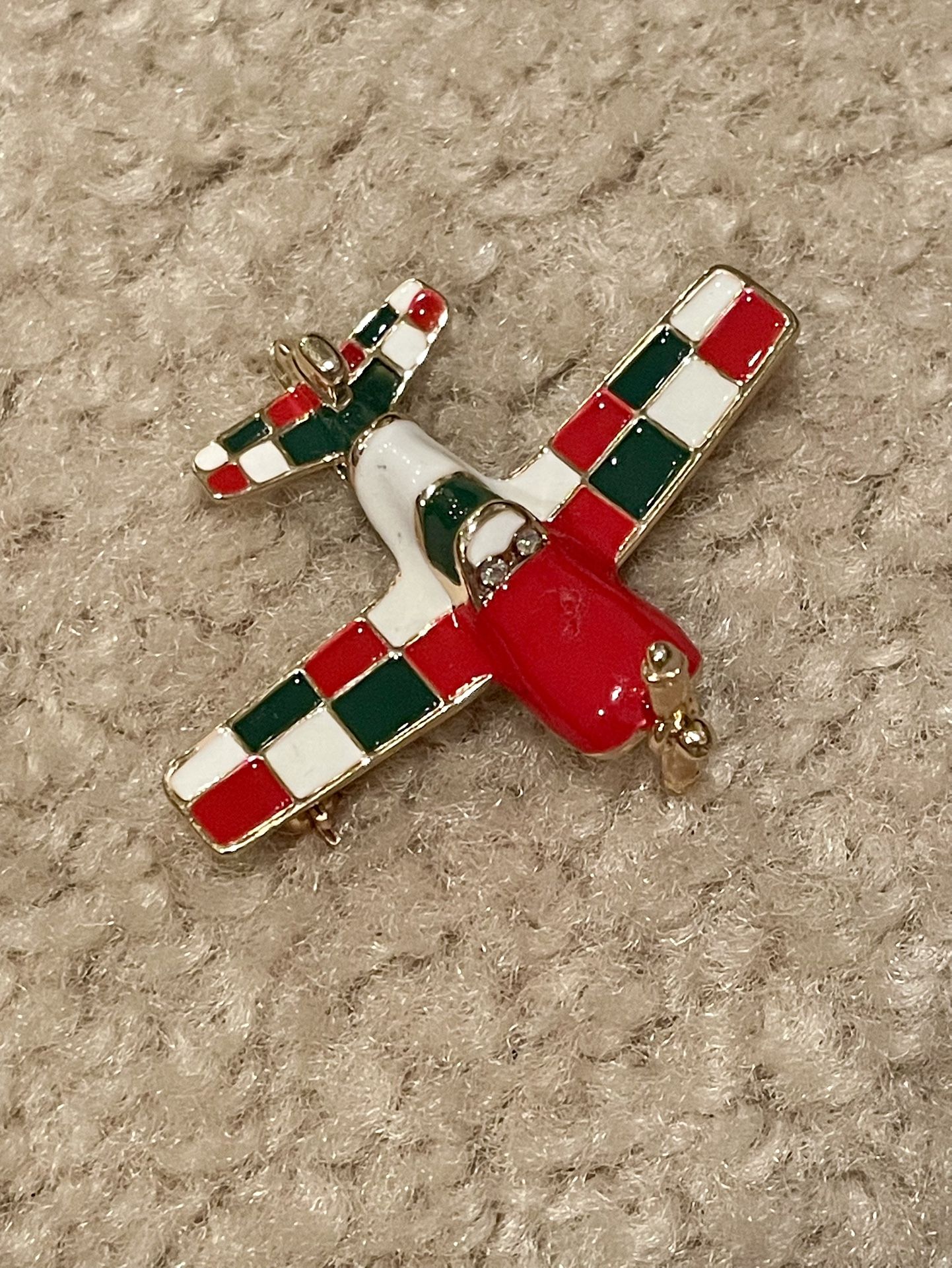 Airplane Brooch