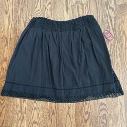 Faded glory black skirt with lace size women’s XL/XG new