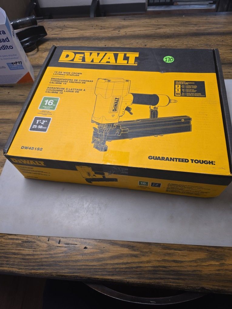 16ga Wide Crown Staple Dewalt