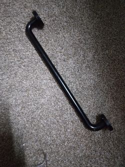 18 inch Black Towel Bar