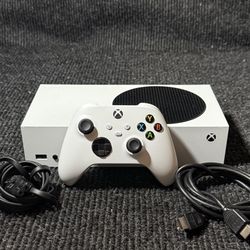 Xbox Series S 512GB White Console with Controller and Cables
