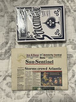 SUN SENTINEL MINI NEWS PAPER  (Rare)