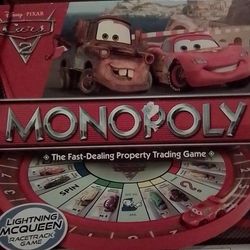 Disney Pixar Cars 2 Monopoly Special Edition