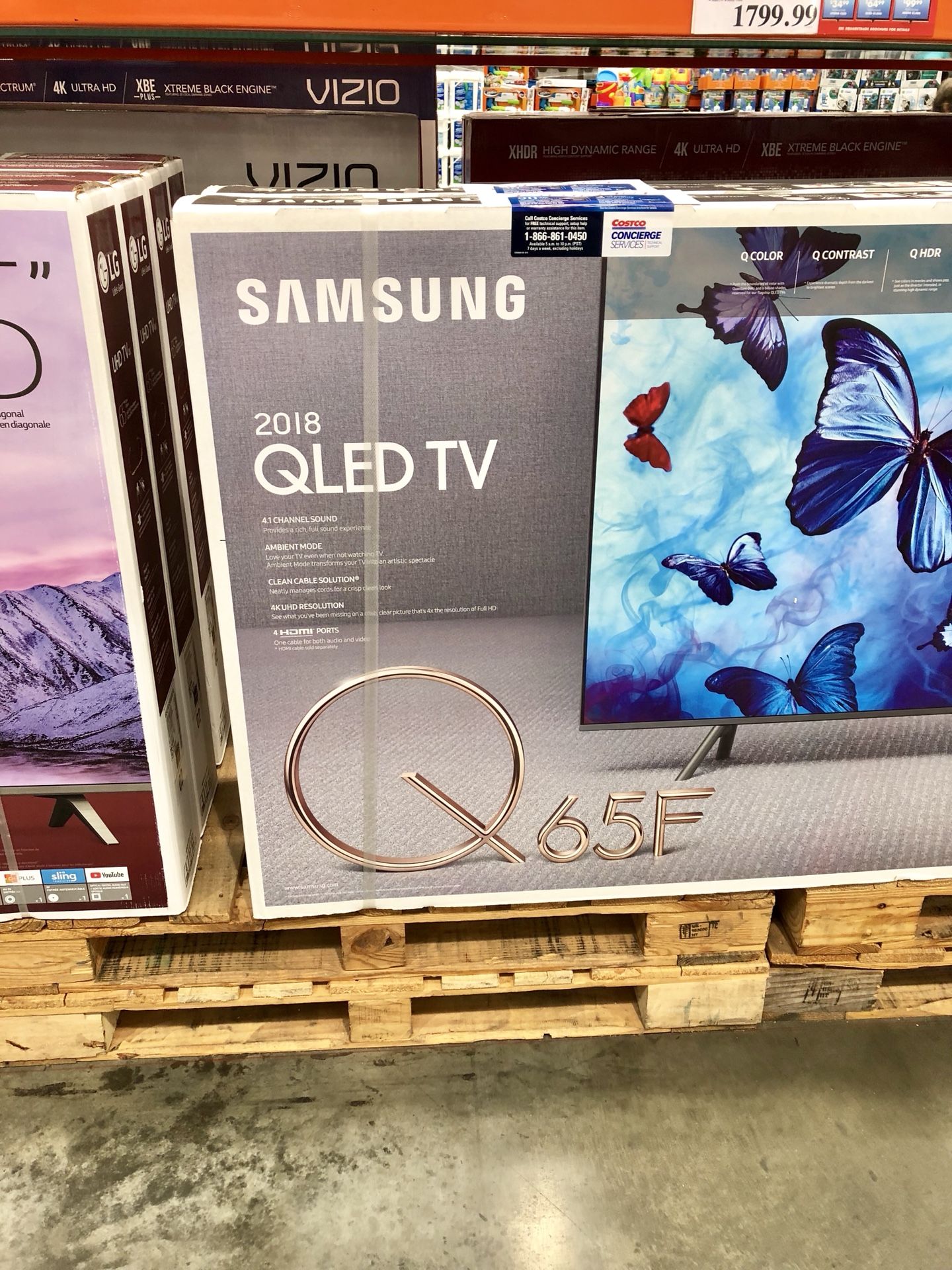 Samsung - 65" Class Smart Q6FN Series QLED 4K HDR Quantum Dot TV Samsung QN65Q6FNAFXZA Brand New In Box Delivery Included