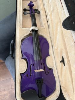 Purple Used Violin