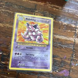 2016 Nidoking Pokemon Card