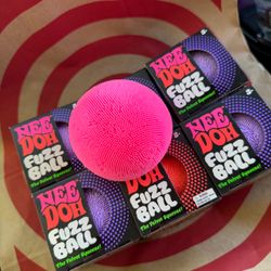 Pink fuzz ball needoh new in box