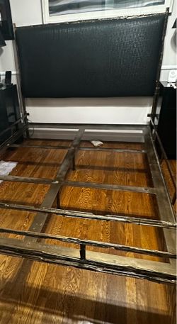 Custom metal queen size frame (extremely heavy)