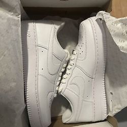 White Air Force Ones Size 11.5