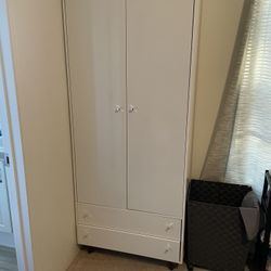 White Wardrobe Closet Storage