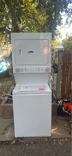 Frigidaire stacked washer and electric dryer