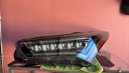 2019-2025 Acura RDX Black LED Headlight LH Left Driver Side OEM