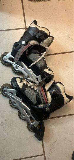 Mongoose ABEC 7 Inline Skates Roller Red US Adjustable Size 1-4