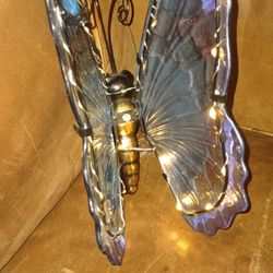 Beautiful Fairy Adorned Light Up Hanging Butterfly Light