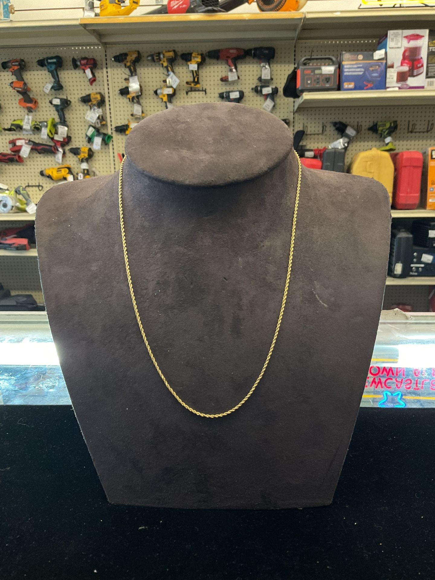 14KT Thin Rope Chain I-2061