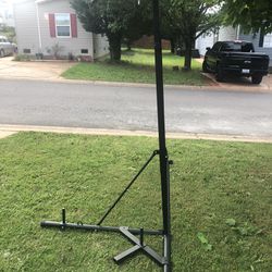 Punching Bag Stand With Pullup Bar