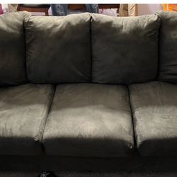 Free sage, green couch