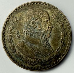 1958 Silver Mexican Peso